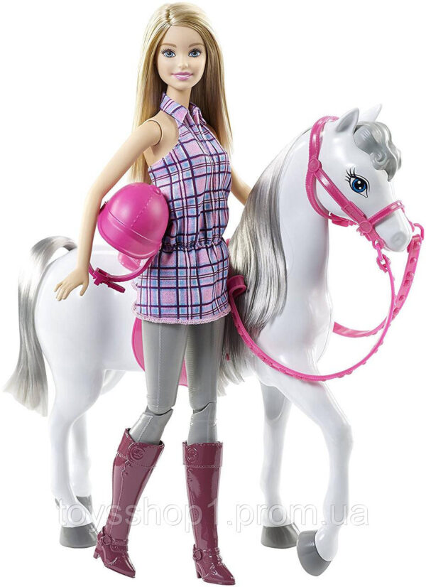 Барби прогулка верхом Barbie Doll & Horse DHB68