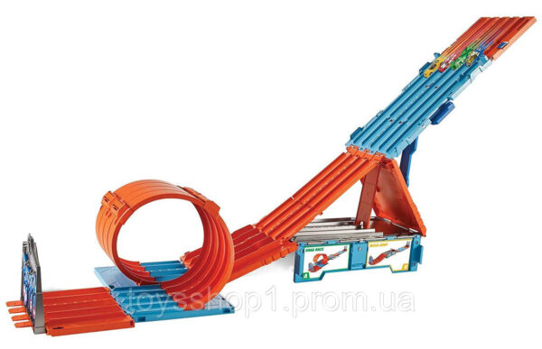 Трек Хот Вілс Трюки та Перегони Коробка оригінал Hot Wheels Track Builder System Race Crate