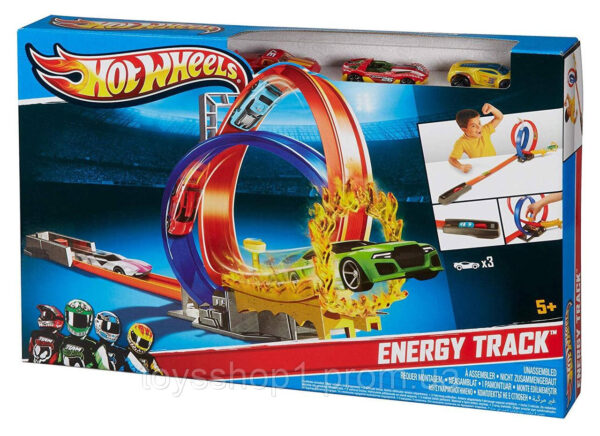 Трек Hot Wheels Подвійна петля Вибух Енергії Energy Track Set FKV69