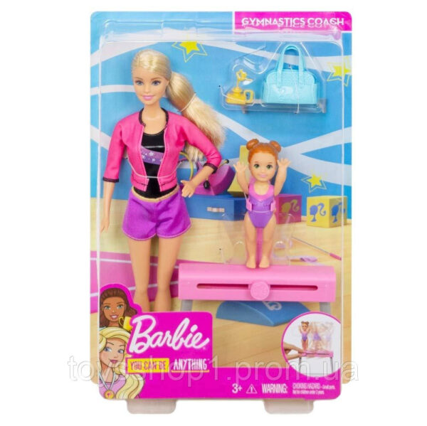 Кукла Барби гимнастка Barbie Gymnastics Coach Doll FXP39