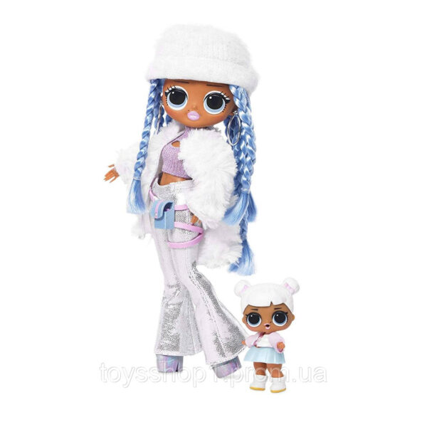 Лялька L.O.L. Surprise! O.M.G. Winter Disco Snowlicious Fashion Зимове диско Сніговий Ангел і сестричка