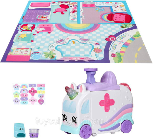 Кінді Кідс Скорая допомога, лікарня Kindi Kids Hospital Corner - Unicorn Ambulance