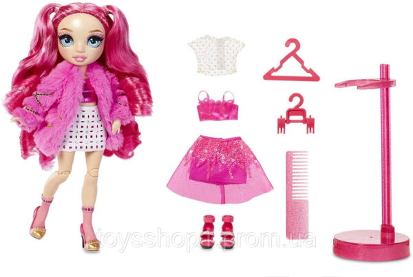 Лялька Rainbow High Стелла Монро Рейнбоу Хай лялька Rainbow High Fuchsia Hot Pink Fashion Doll