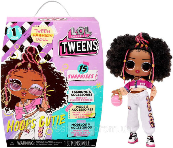 Лялька LOL Surprise Tweens Hoops Cutie Fashion Doll ЛОЛ Баскетболістка 576693