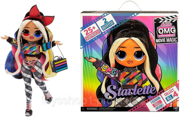 Лялька ЛОЛ ОМГ Зірочка LOL Surprise OMG Movie Magic Starlette Fashion Doll