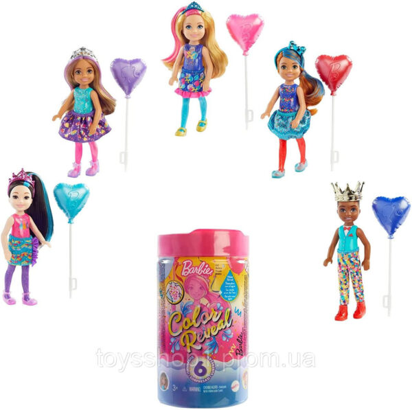Лялька Барбі Челсі Кольорове перетворення Barbie Chelsea Color Reveal