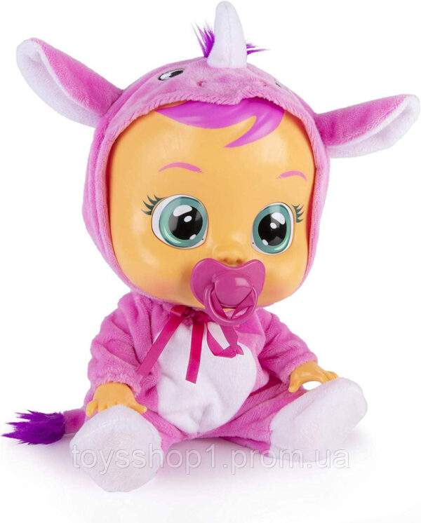 Лялька Плакса Край Бебі Сашко пупс Cry Babies Sasha The Rhino Baby Doll Pink