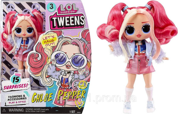 Лялька Лол серії Твінс Хлоя Пеппер LOL Surprise Tweens Series 3 Chloe Pepper