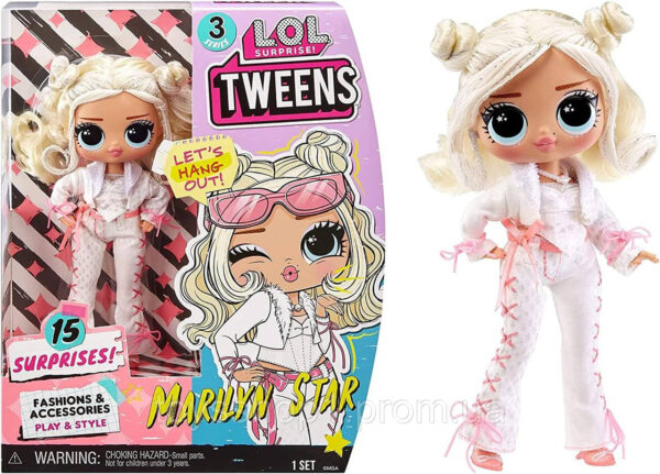 Лялька Лол серії Твінс Мерилін Старий LOL Surprise Tweens Series 3 Marilyn Star