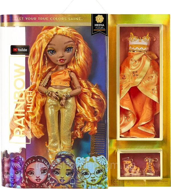 Лялька Рейнбоу Хай Міна Флер Rainbow High Fashion Doll Meena Fleur
