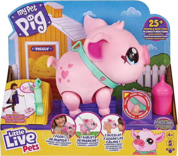 Інтерактивне порося свинка Little Live My Little Piggy Dances and Eats