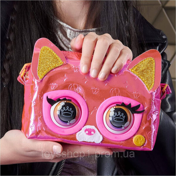Інтерактивна сумочка френчі Purse Pets Metallic Mood Flashy Frenchie, Interactive Pet Toy
