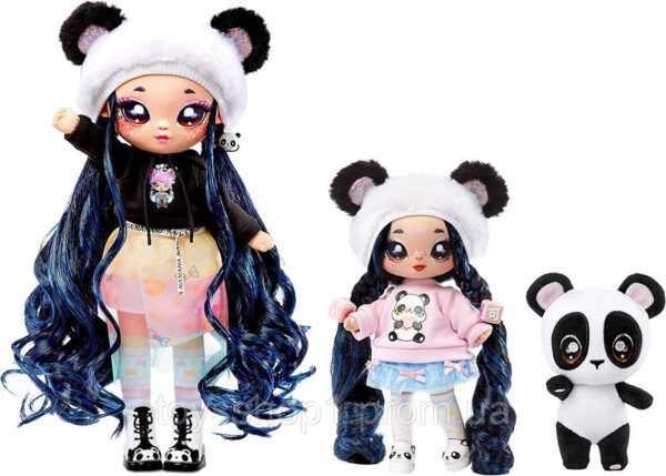 Набір На На На Сюрприз Сім'я Панда Na Na Na Surprise Family 2 Fashion Dolls and Pet Panda