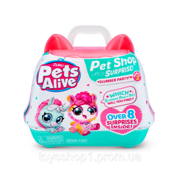 Інтерактивний ігровий набір Pets Alive Pet Shop Surprise by ZURU Повторюшка-сплюшка