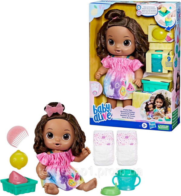 Лялька Бебі Алів Фруті Лемон Baby Alive Fruity Sips Doll Lemon