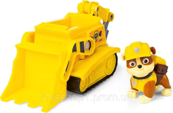 Машинка Цуценячий патруль Рубблі та бульдозер Paw Patrol Rubble's Bulldozer Vehicle