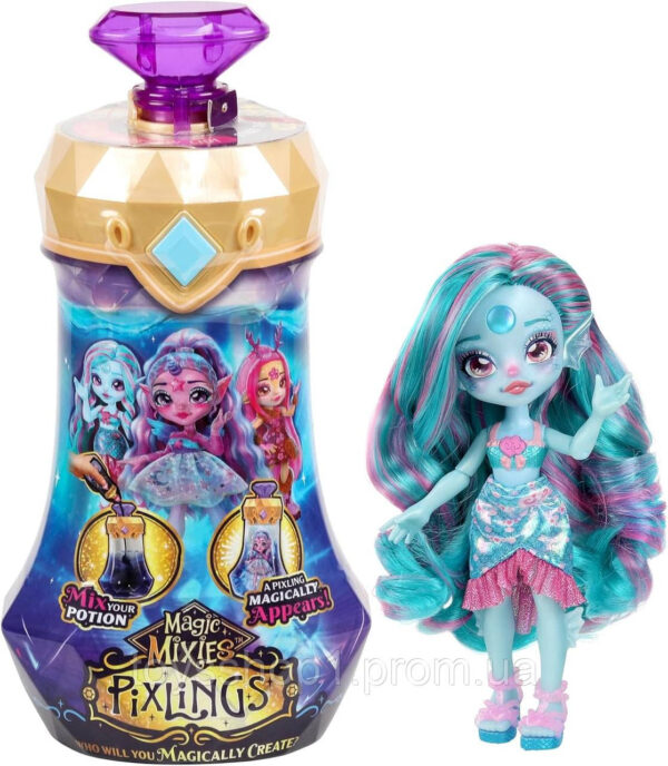 Лялька сюрприз Марена Піксилінг русалка Magic Mixies Pixlings Marena The Mermaid Pixling