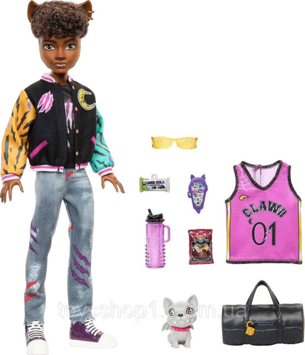 Лялька Монстер Хай Клод Вульф Monster High Doll Clawd Wolf Werewolf with Pet