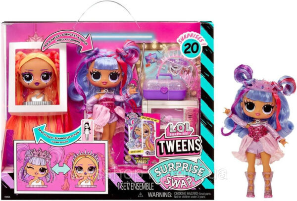 Лялька Лол Твінс Бейлі Брейдс L.O.L. Surprise Tweens Surprise Swap Braids Bailey
