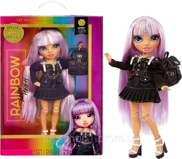Лялька Rainbow High Junior Avery Styles Рейнбоу Хай Ейвері Стайлз 590798