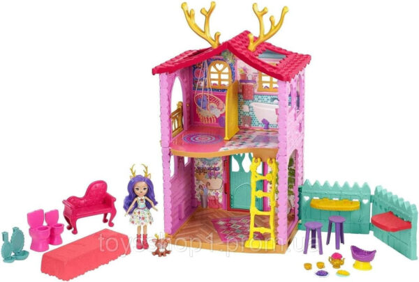 Набір Енчантімалс Лісовий Будиночок Олениці Данесі Enchantimals Deer House with Danessa Deer Doll