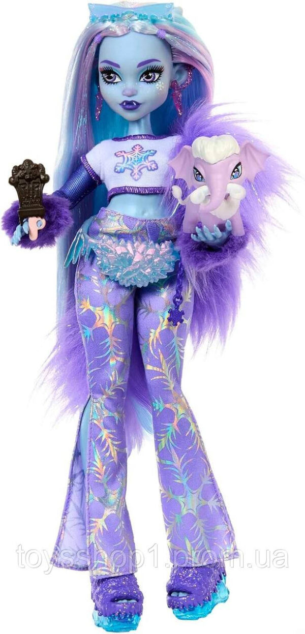 Лялька Monster High Еббі Бомінейбл з вихованцем Abbey Bominable Yeti with Pet Mammoth Tundra