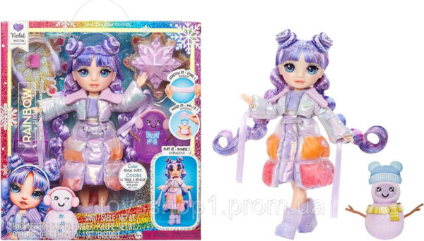 Лялька Rainbow High серії Winter Wonderland лялька Віолетта Рейнбоу Хай зимова