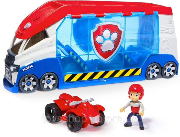 Патрульовоз Цуценячий патруль Райдер Paw Patrol Transforming PAW Patroller with Vehicle автовоз трансформер світло та звук