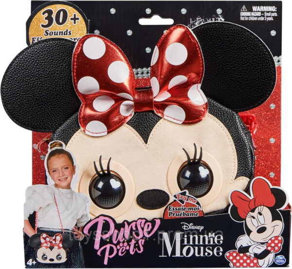 Інтерактивна сумочка Purse Pets Пурсі Петс Дісней Міні Маус Disney Minnie Mouse