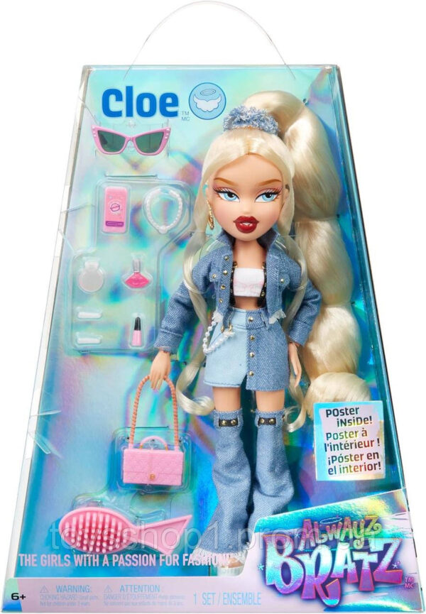 Лялька Братц Хлоя Bratz Alwayz Cloe Fashion Doll Братц Хлоя 10 аксесуарів