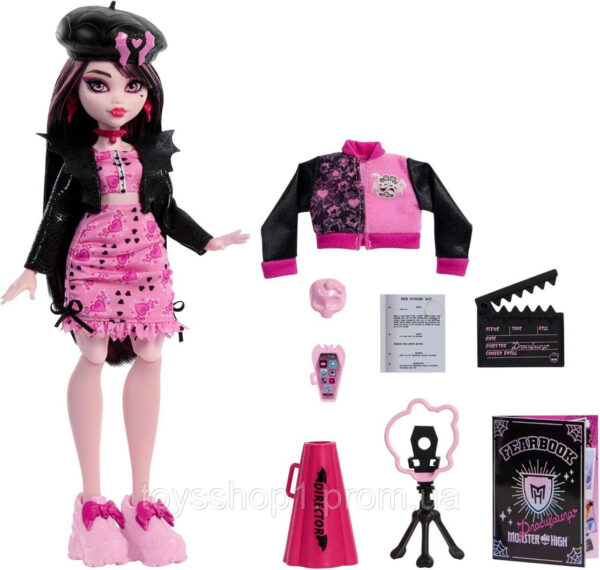 Лялька Monster High Fearbook Draculaura Монстер Хай Дракулаура Книга страхів HXW30