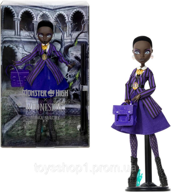 Лялька Монстер Хай Веднездей Біанка Барклай сирена з «Невермору» Monster High Wednesday Bianca Barclay JDR71