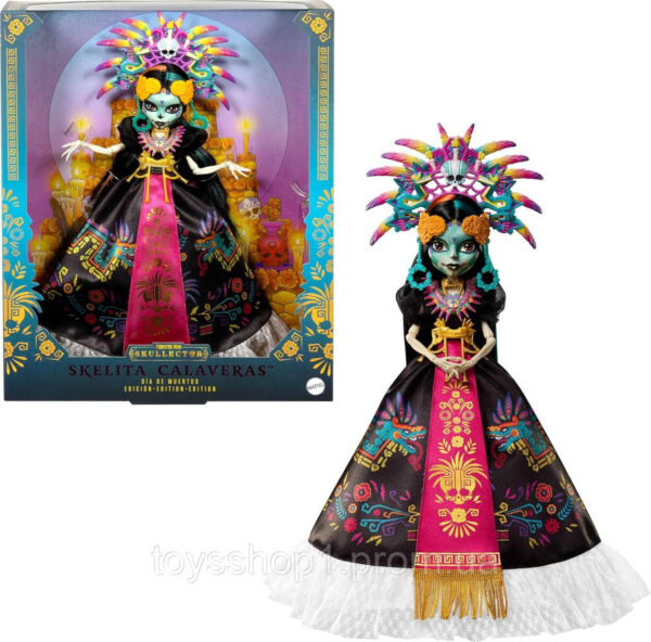 Колекційна лялька Monster High Skelita Calaveras  Монстер Хай Скеліта Калаверас