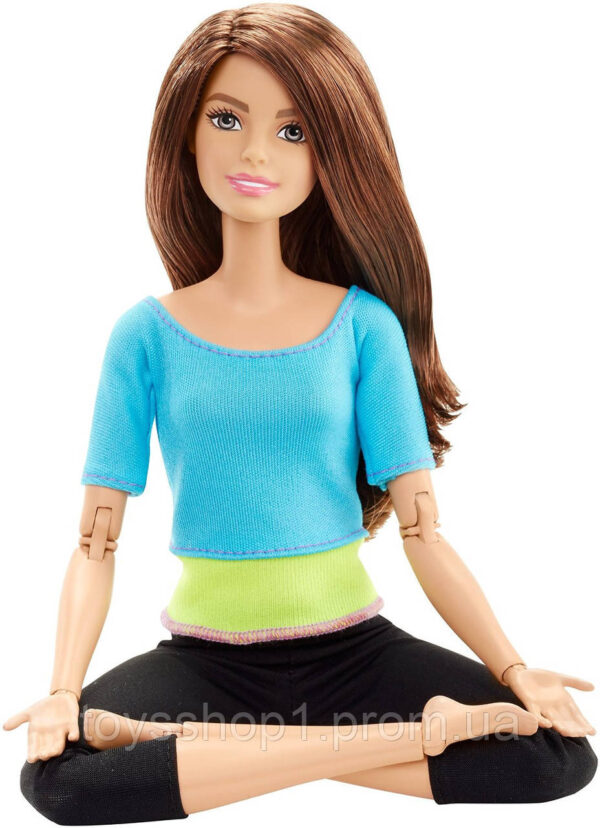Лялька Barbie Made to Move Barbie Doll, Blue Top, Барбі йога безмежні рухи
