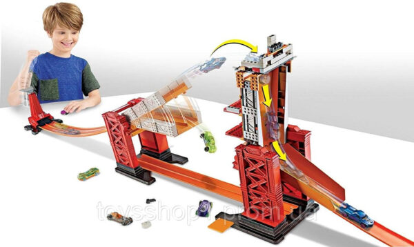 Трек Hot Wheels Розвідний Міст Hot Wheels Track Builder Stunt Bridge Kit