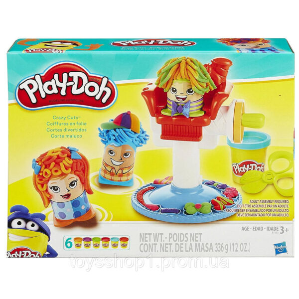 Пластилін Плей до Божевільні зачіски Hasbro Crazy Cuts Play-Doh B1155