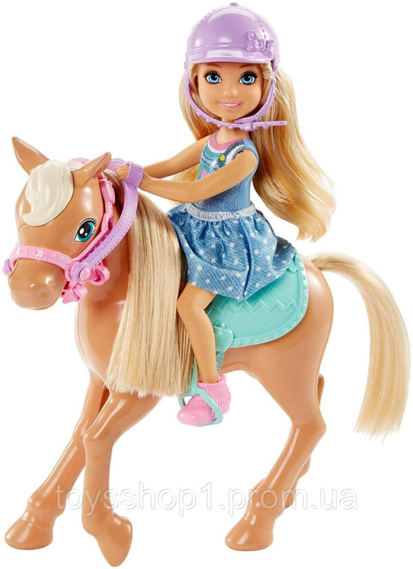 Барбі Клуб Челсі та конячка Barbie DYL42 Club Chelsea Dolls and Horse Doll