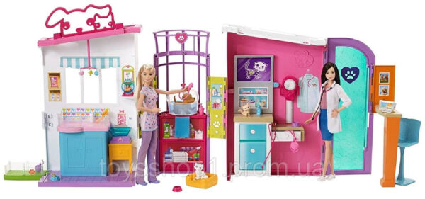 Барбі Ветеринарний Центр Barbie Pet Care Center FBR36