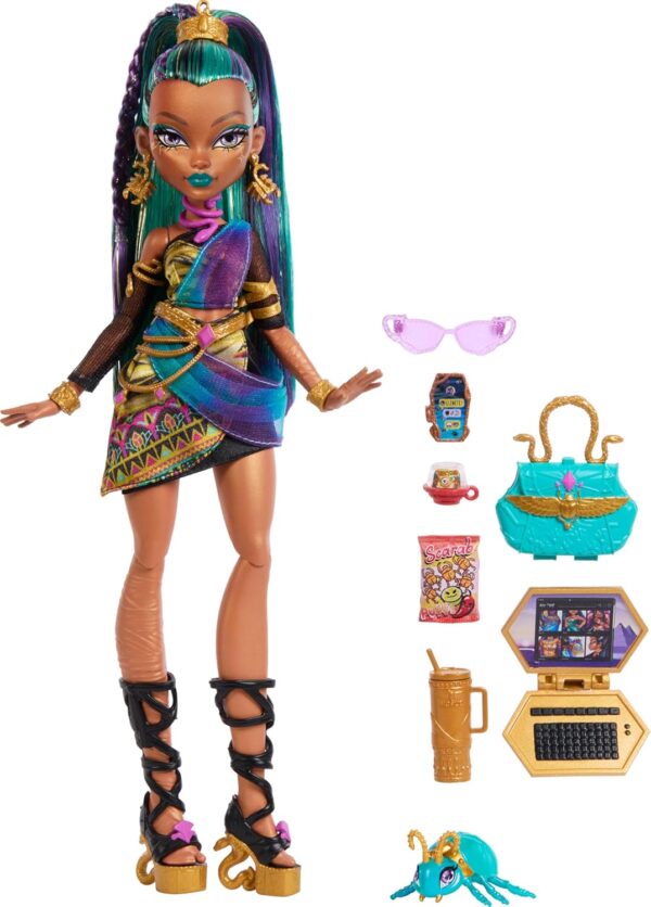 Лялька Monster High Монстро-класика Нефера з вихованцем Монстер Хай Nefera De Nile