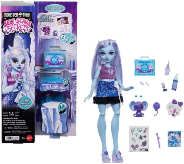 Лялька Монстер Хай Еббі Бомінейбл Monster High Self-Scare Secrets Abbey Bominable JHK44
