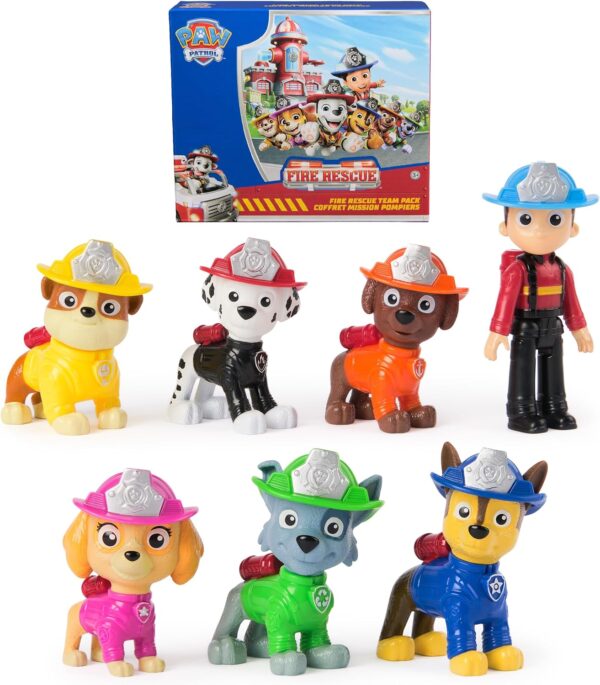 Набір 7 фігурок Щенячий патруль Пожежна рятувальна місія Paw Patrol Fire Rescue Team